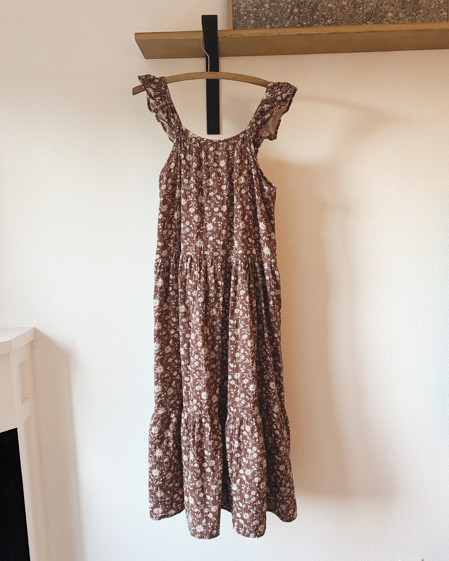 Rylee + Cru Abbie Tiered Floral Dress (S/M)