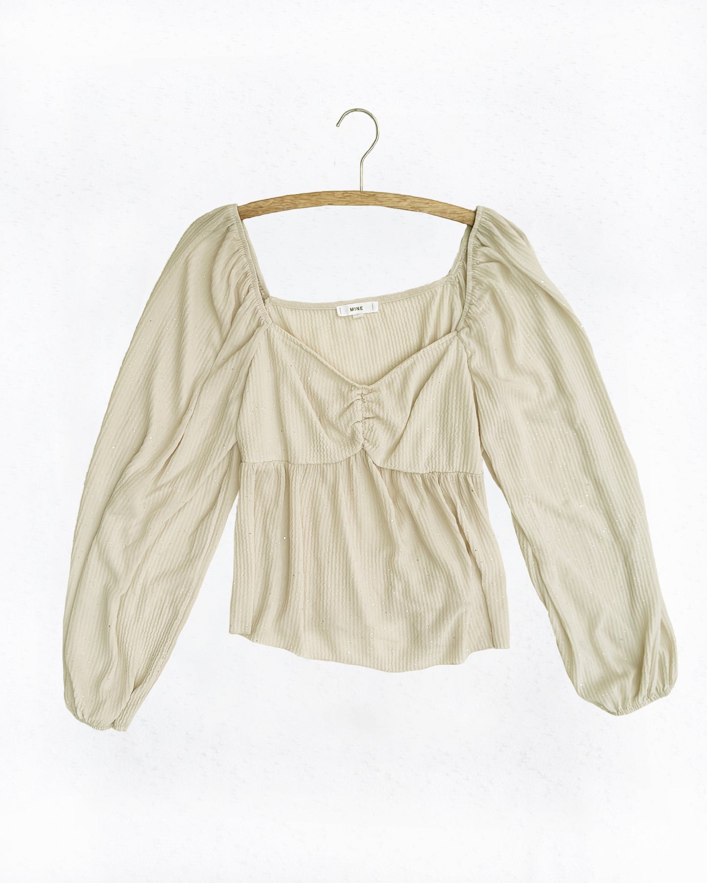Sweetheart Peplum Top (L)