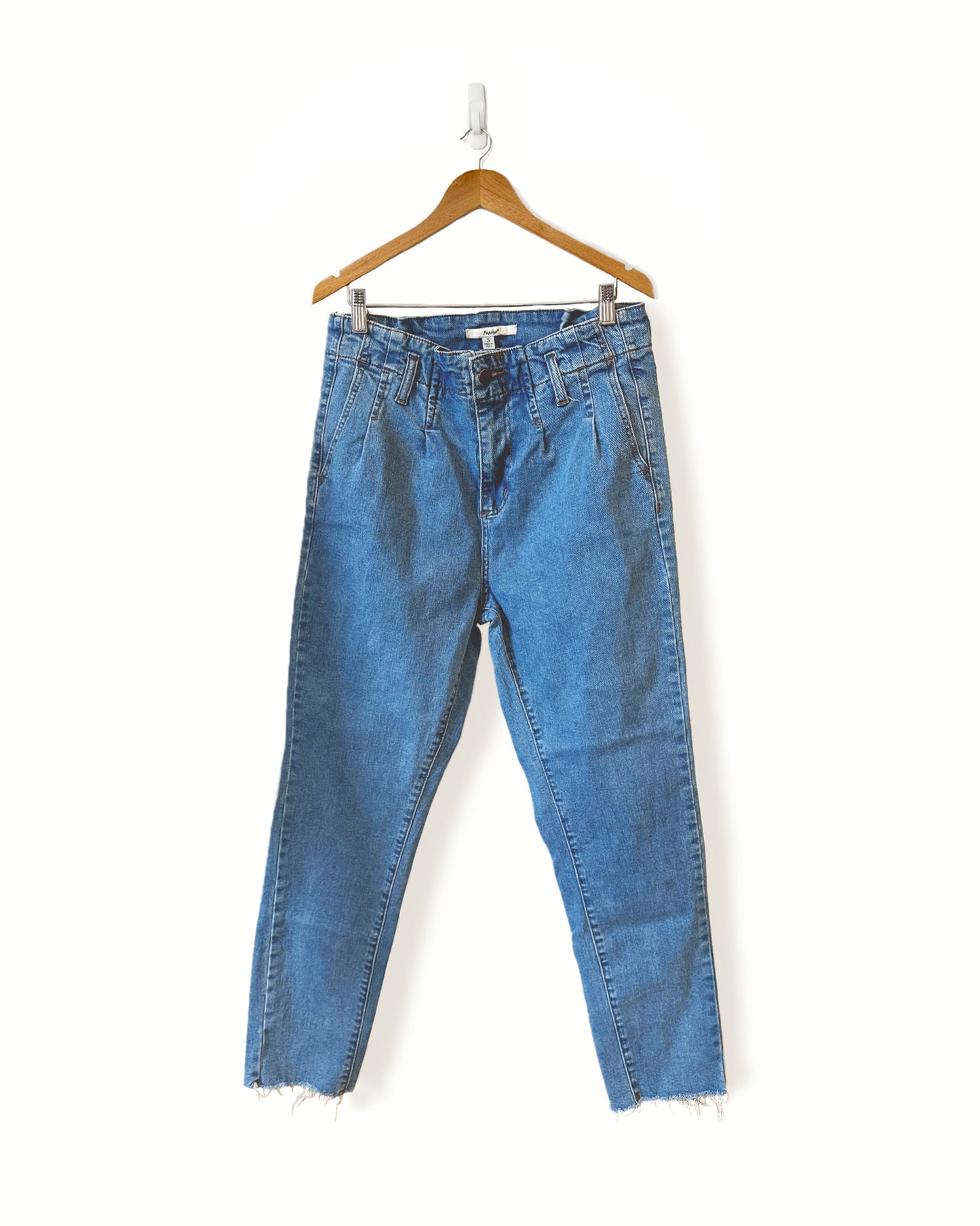 Paperbag Crop Jeans (S)
