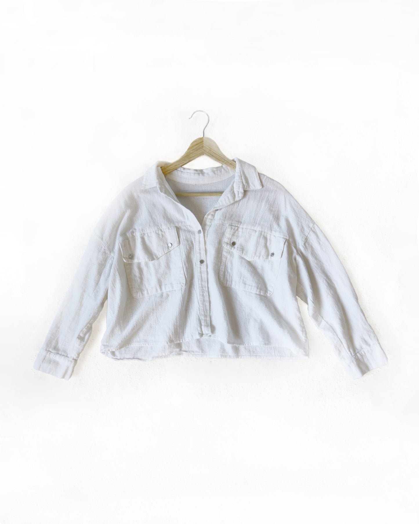 Cropped Button Top