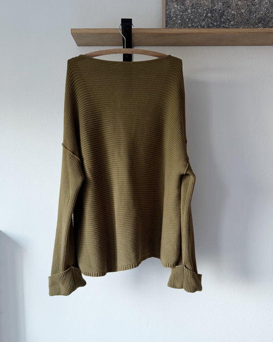 Free People La Brea V-Neck Sweater (M/L)