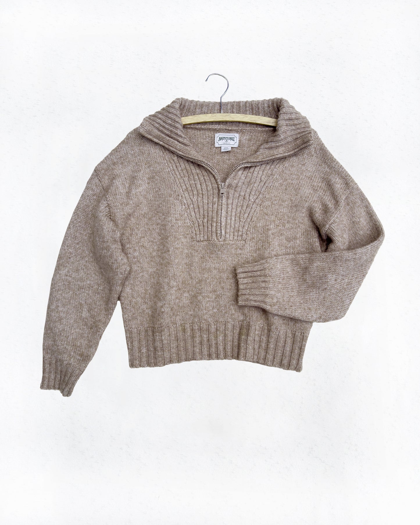 AE Half Zip Slouchy Sweater (M)