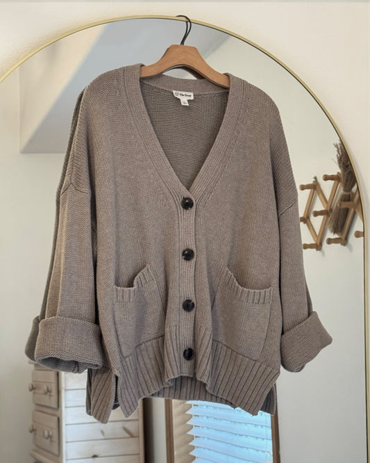 Chunky Oversized Cardigan Sweater (XL)
