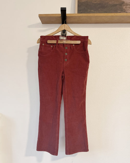 Madewell Corduroy Cali Demi-Boot Jeans (27)