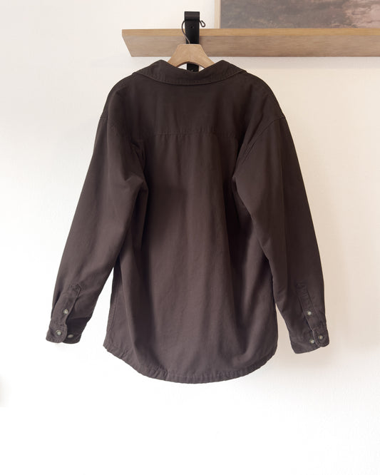 Oversized Fleece Lined Shirt (L-XL)