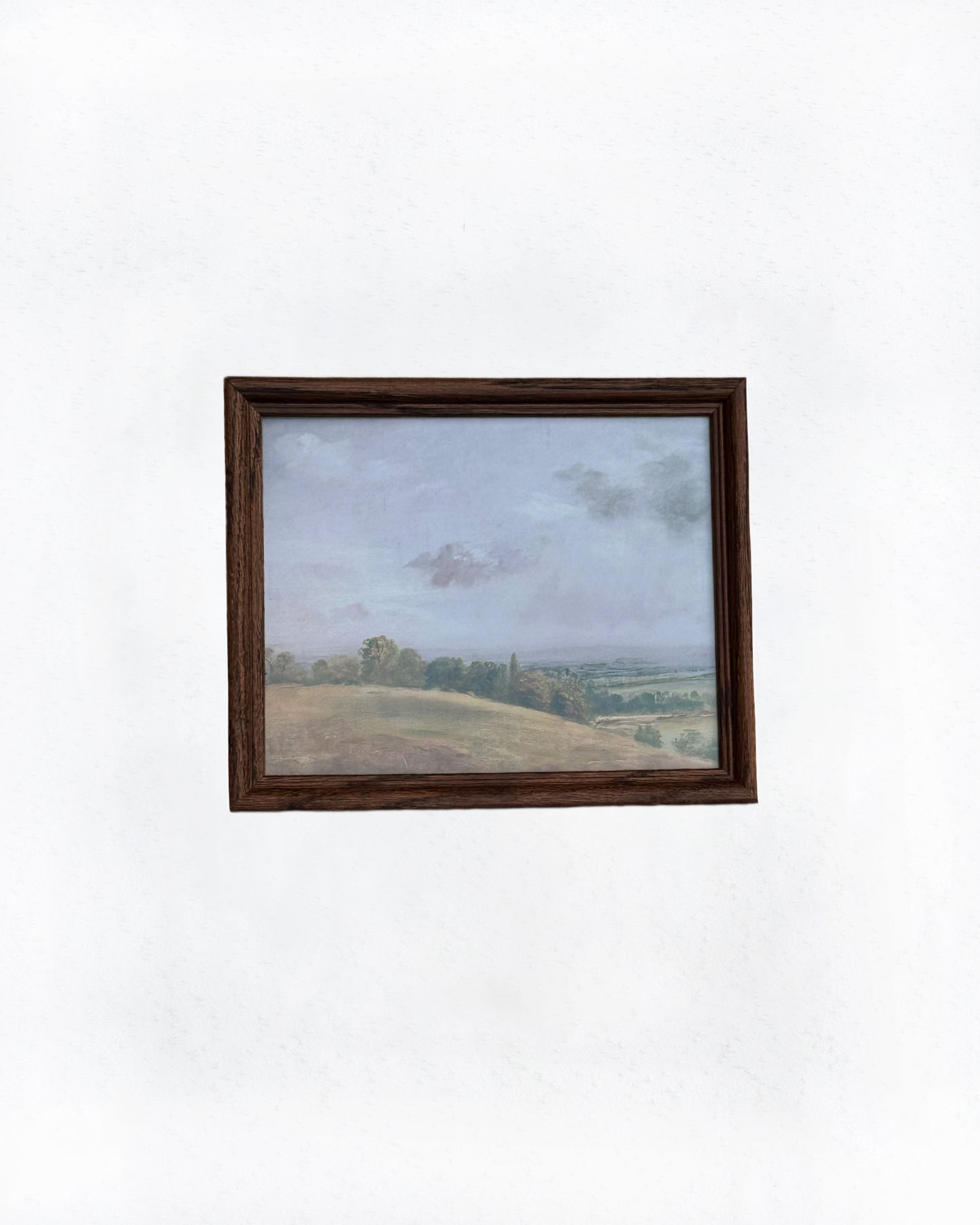 Framed Meadow Scene Print (7.5” x 9.5”)