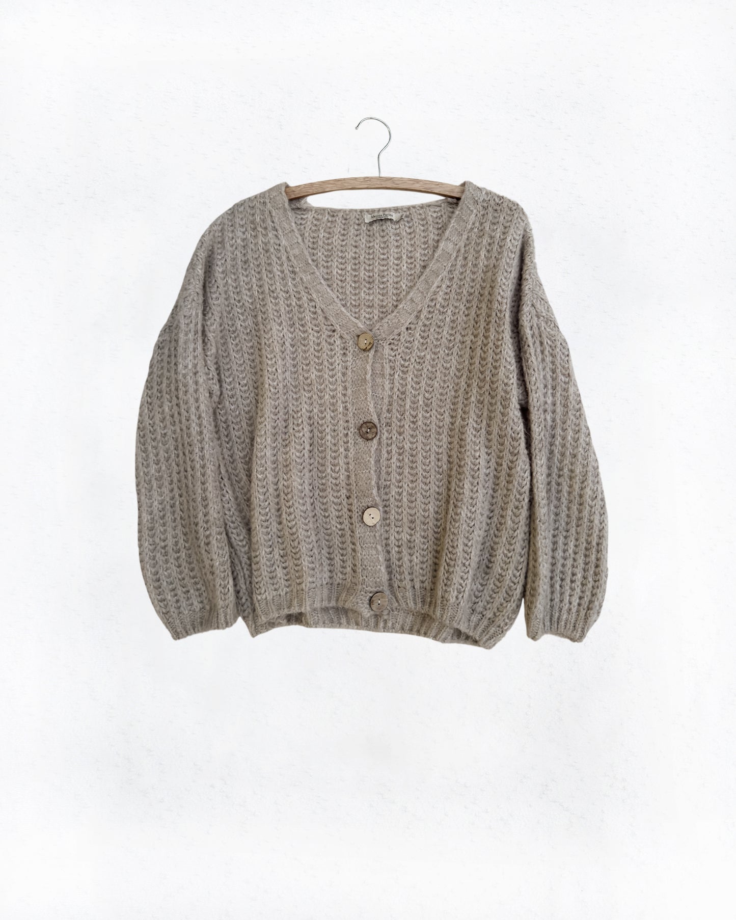 Drop Shoulder Cardigan from Italy (M/L)