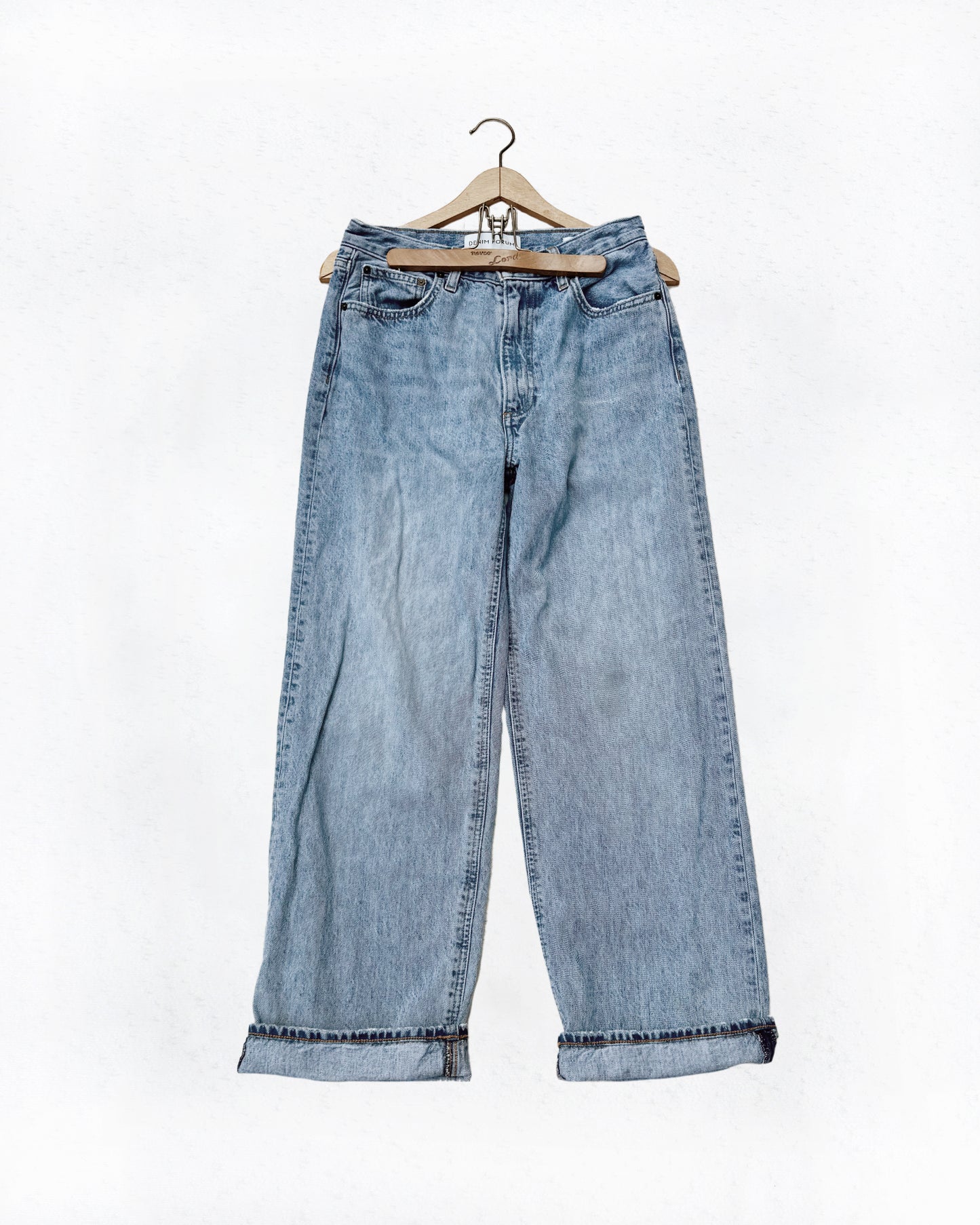 Organic Cotton High-Rise Wide Leg Jeans (27)