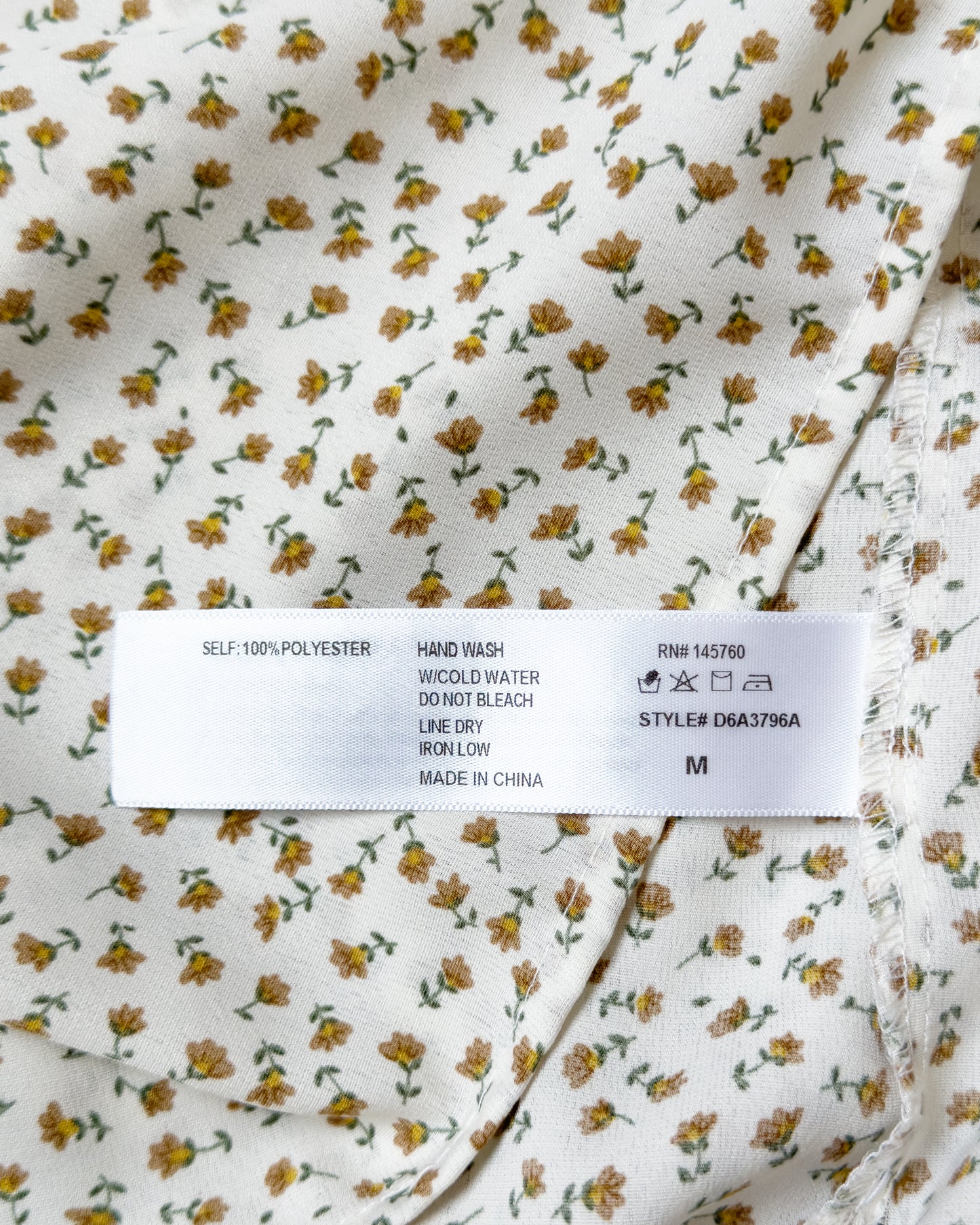 Floral Print Ruffle Sundress (M)