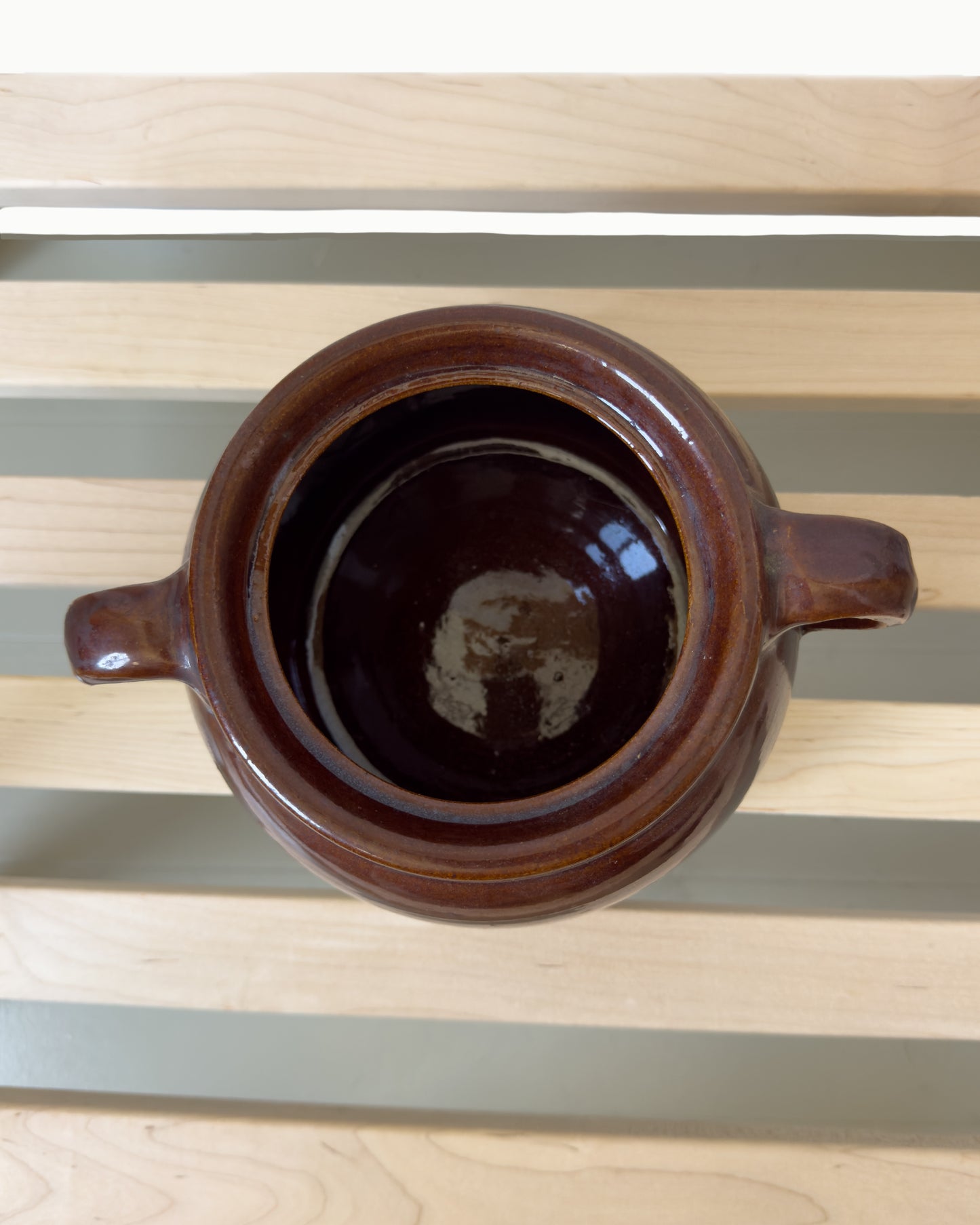 Handmade Bean Pot Stoneware