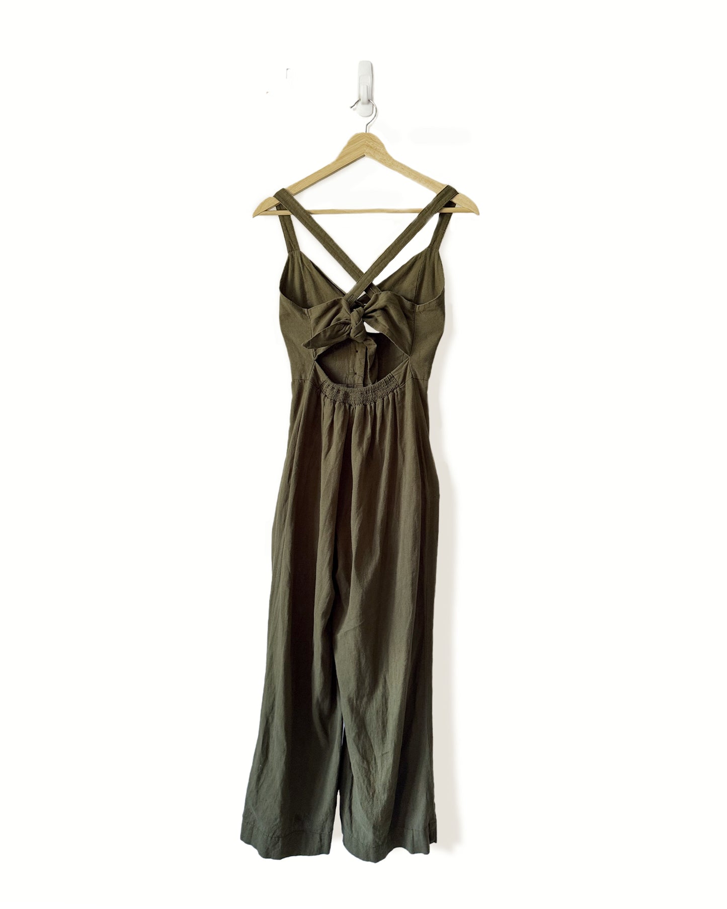 UO Linen Blend Jumpsuit (XS)