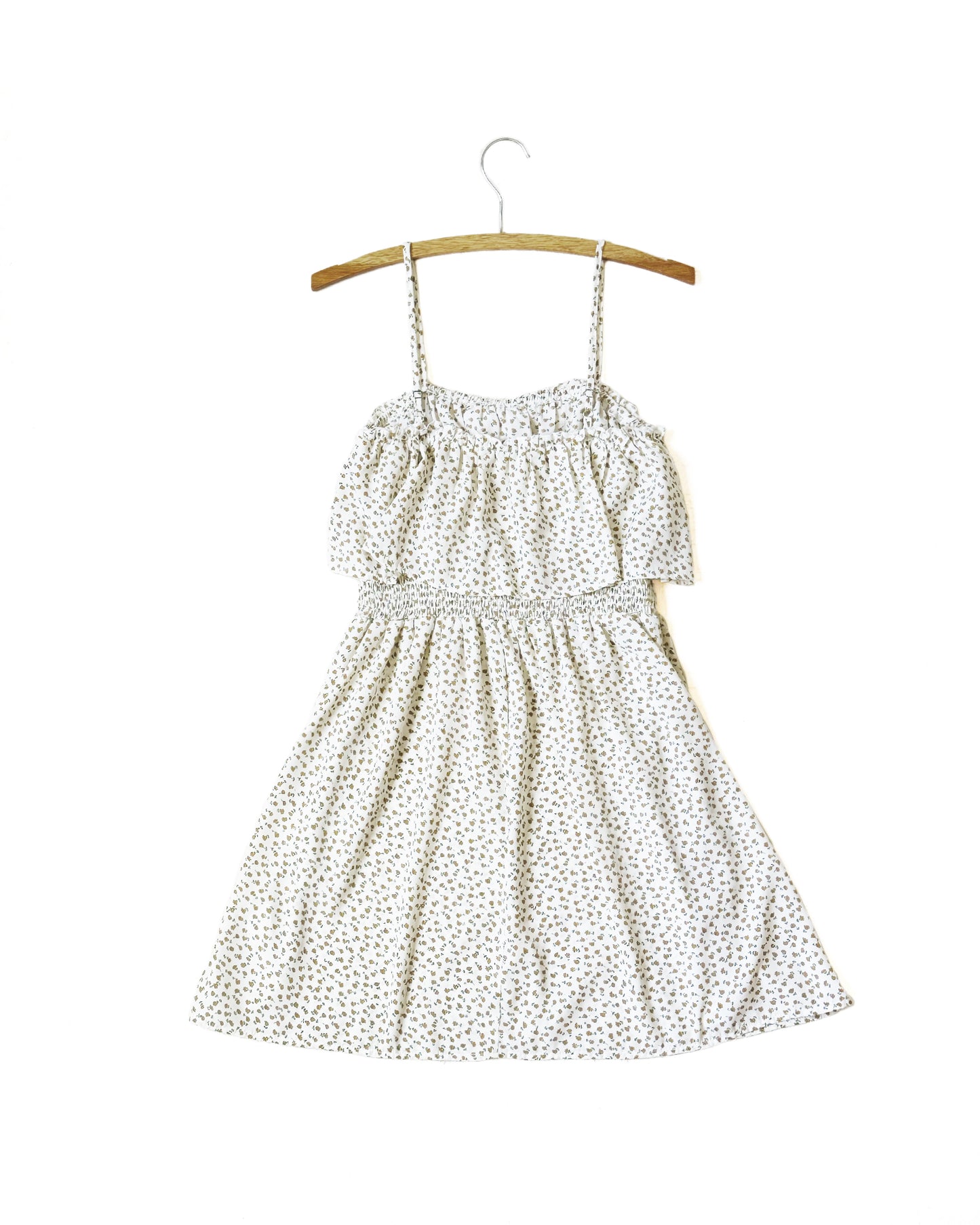 Floral Print Ruffle Sundress (M)