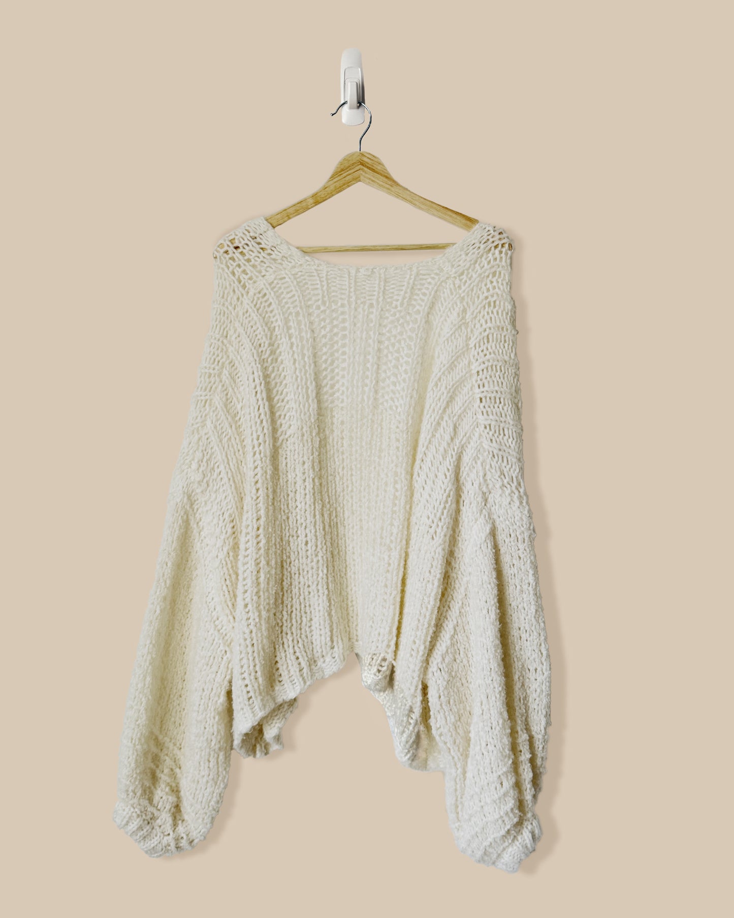 Free People Chunky Oversized Cardigan Sweater (M)