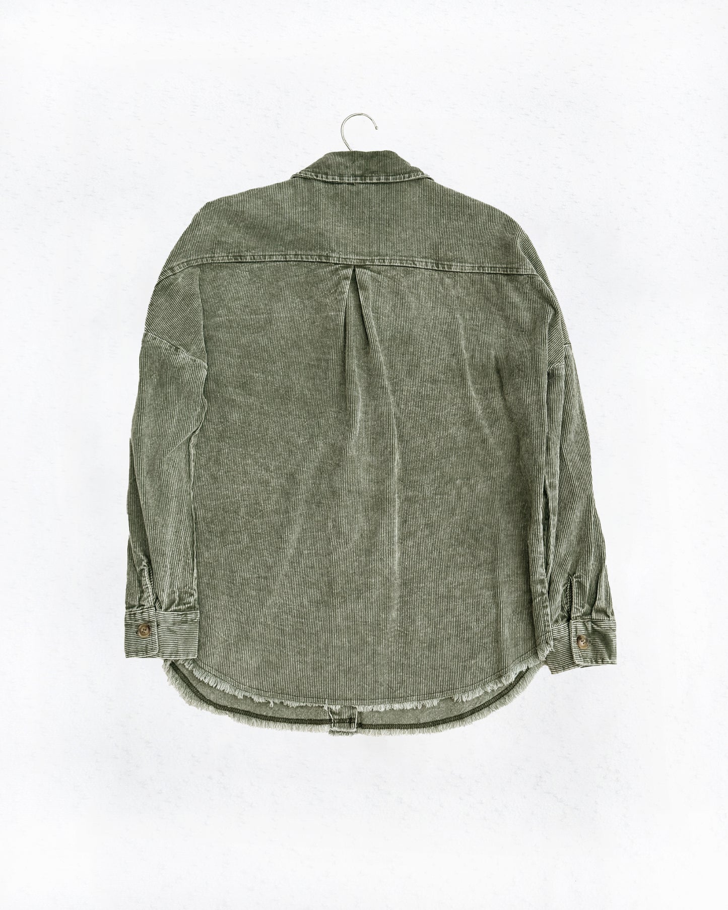 Corduroy Mineral Washed Overshirt | Jacket (S/M)