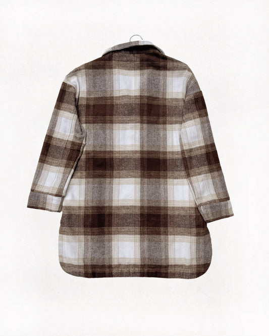 Oversized Plaid Jacket (M)
