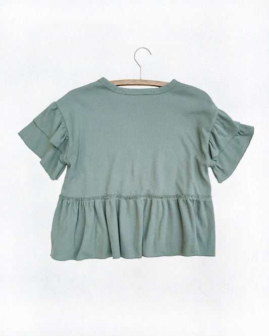 Altar'd State Waffle Babydoll Top (M)