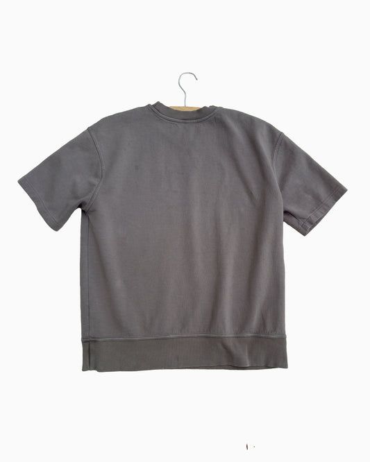 Zara Oversized Short-Sleeve Sweatshirt (S/M)