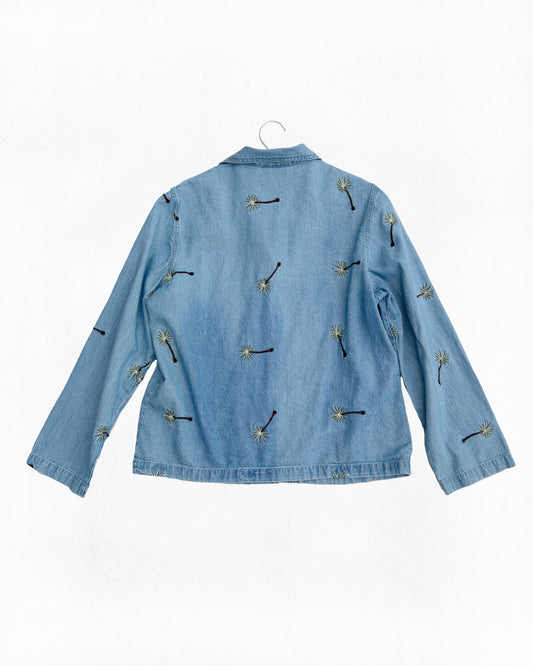 Vintage Denim Embroidered Jacket (M)