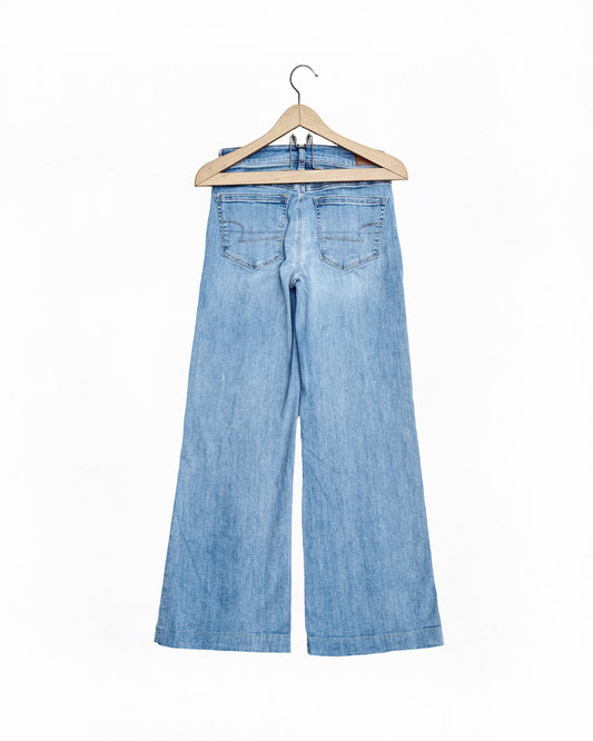 American Eagle Wide-Leg Jeans (4S)