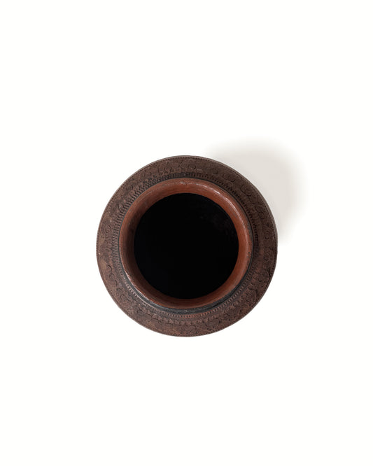 Hand-Thrown Painted Vase