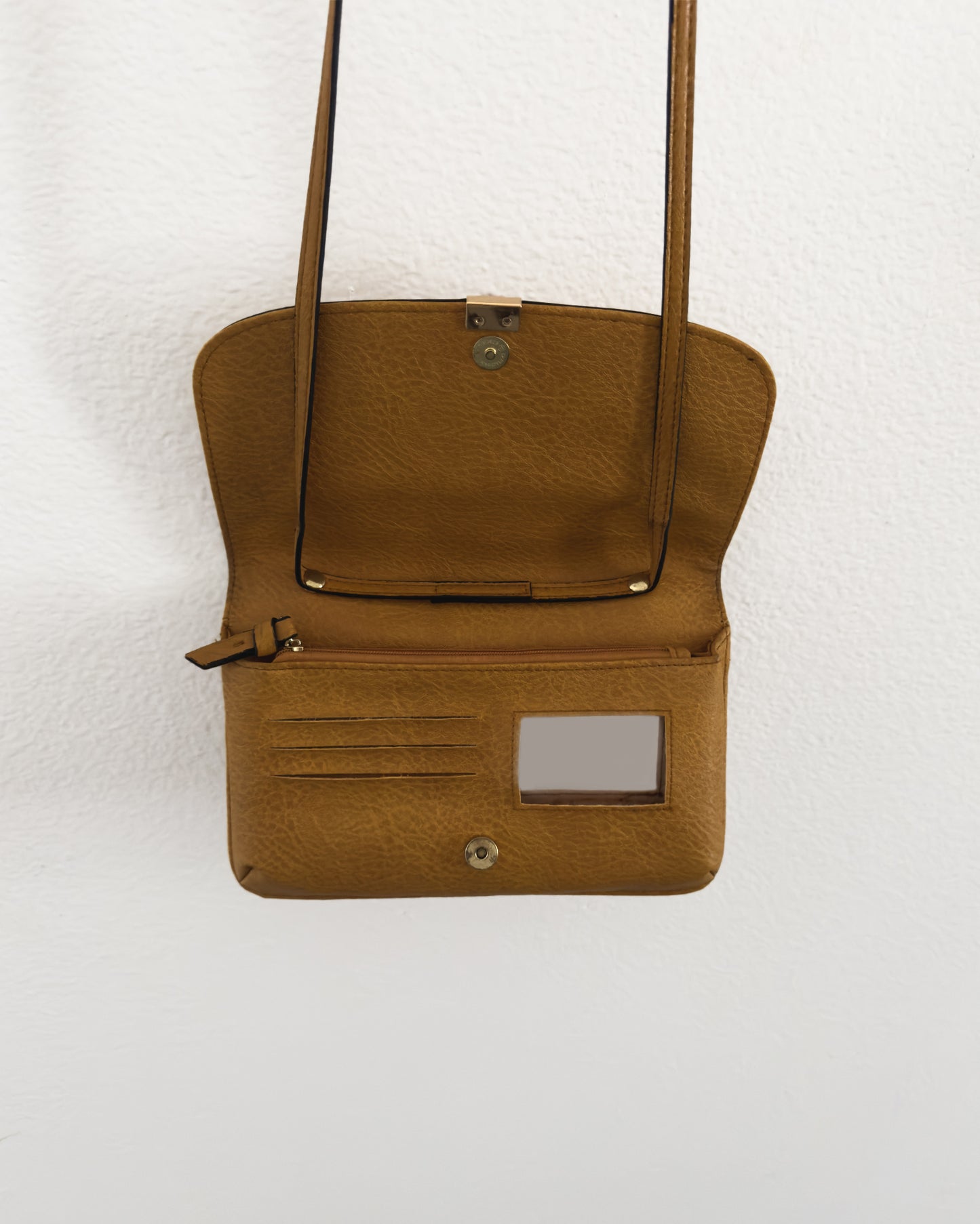 Mustard Crossbody Purse/Wallet