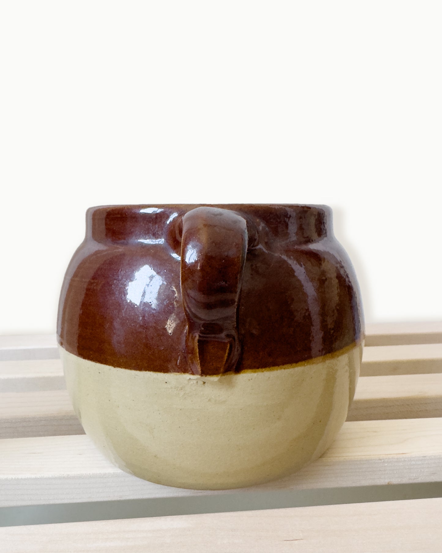 Handmade Bean Pot Stoneware