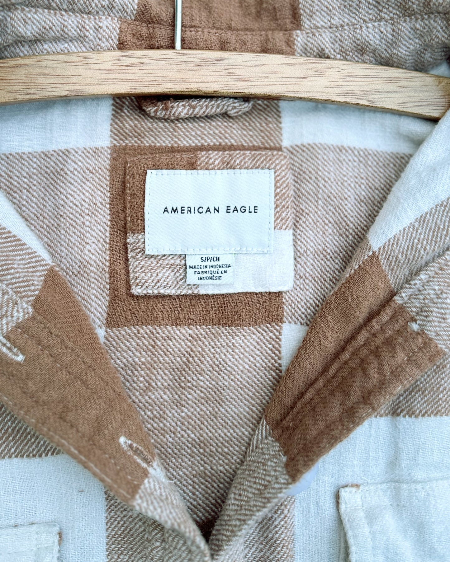 AE Drop Shoulder Flannel (Oversized S)