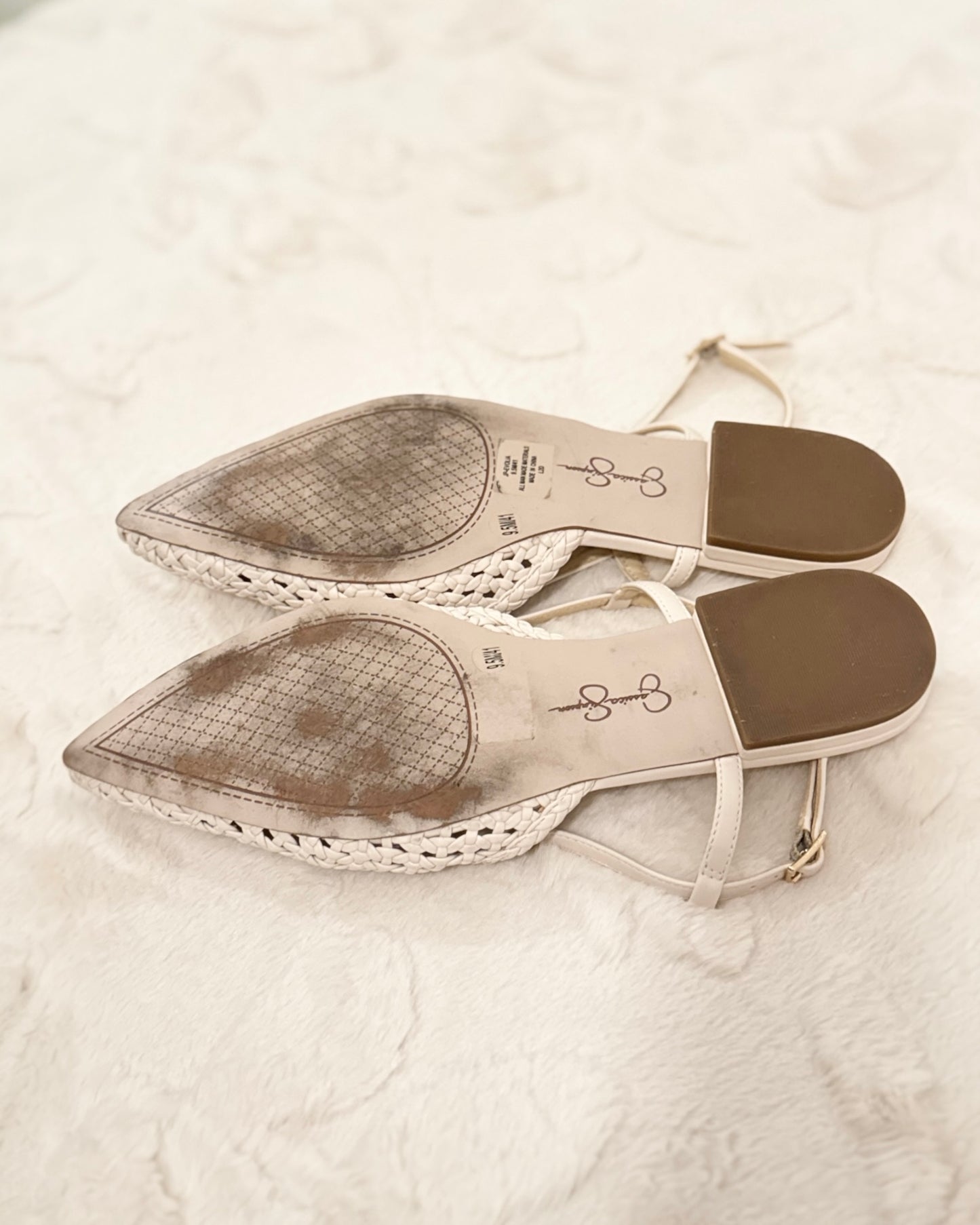 Woven Slingback Flats (9.5)