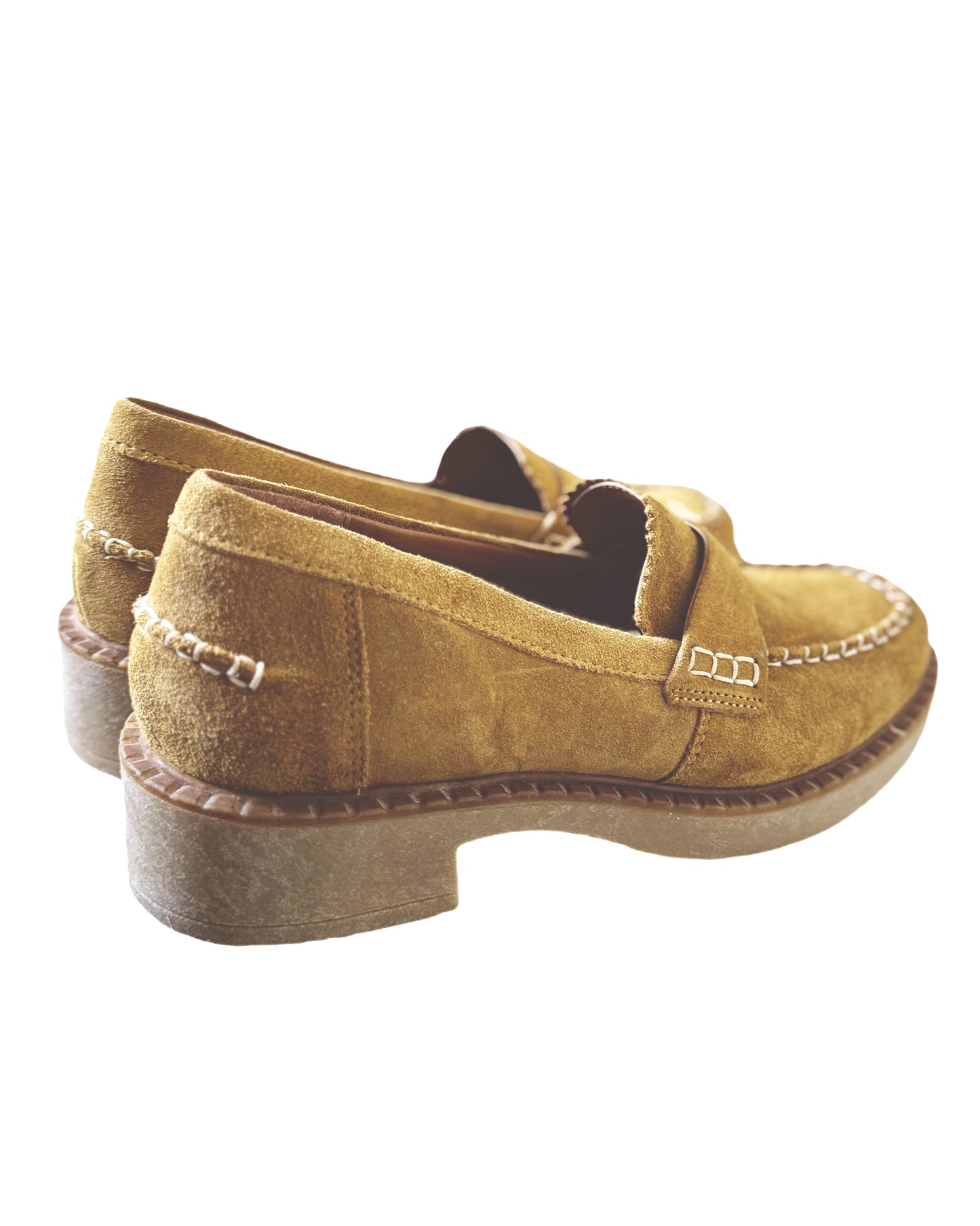 Lucky Brand Leather Larissah Suede Loafer Shoes (9)