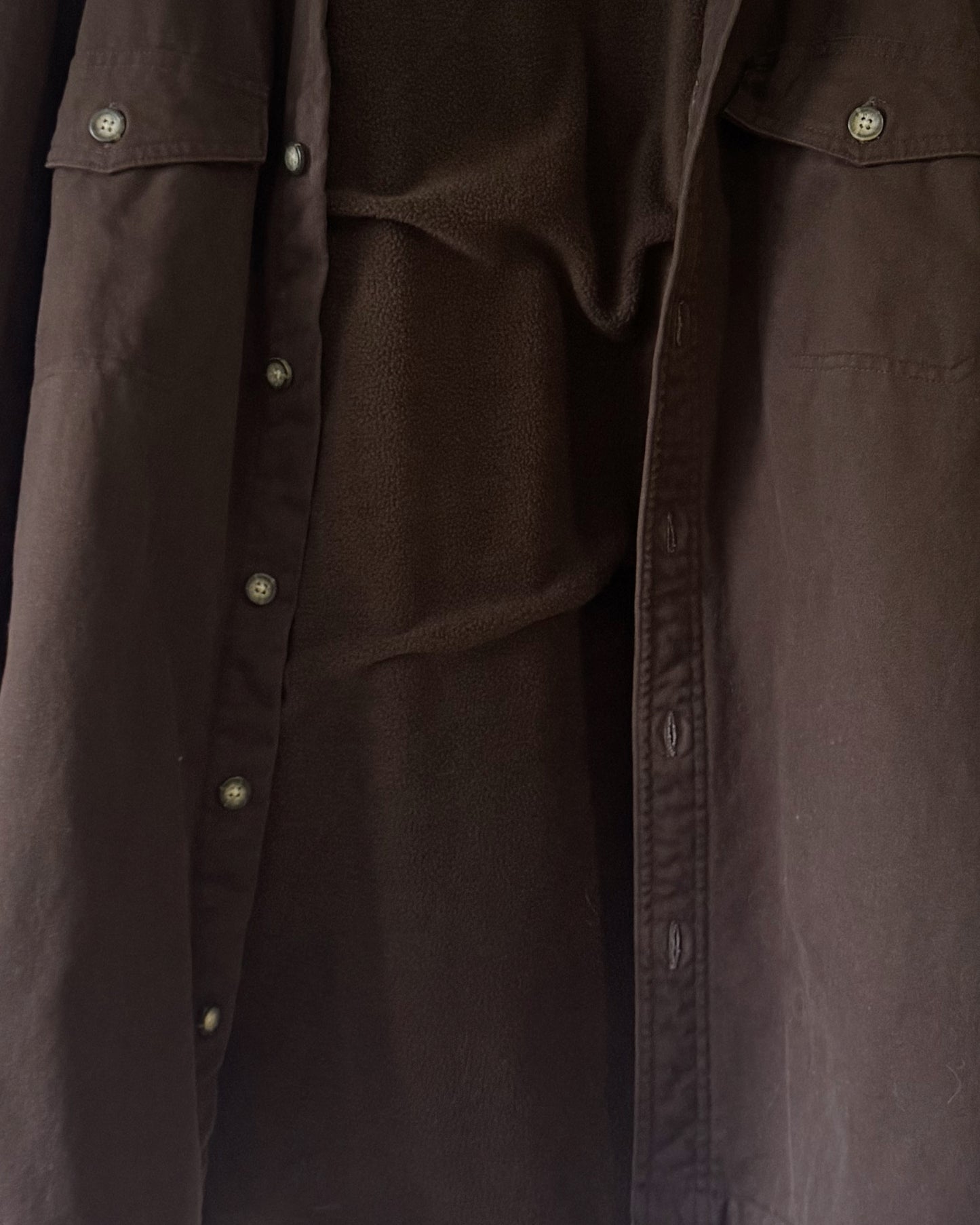 Oversized Fleece Lined Shirt (L-XL)