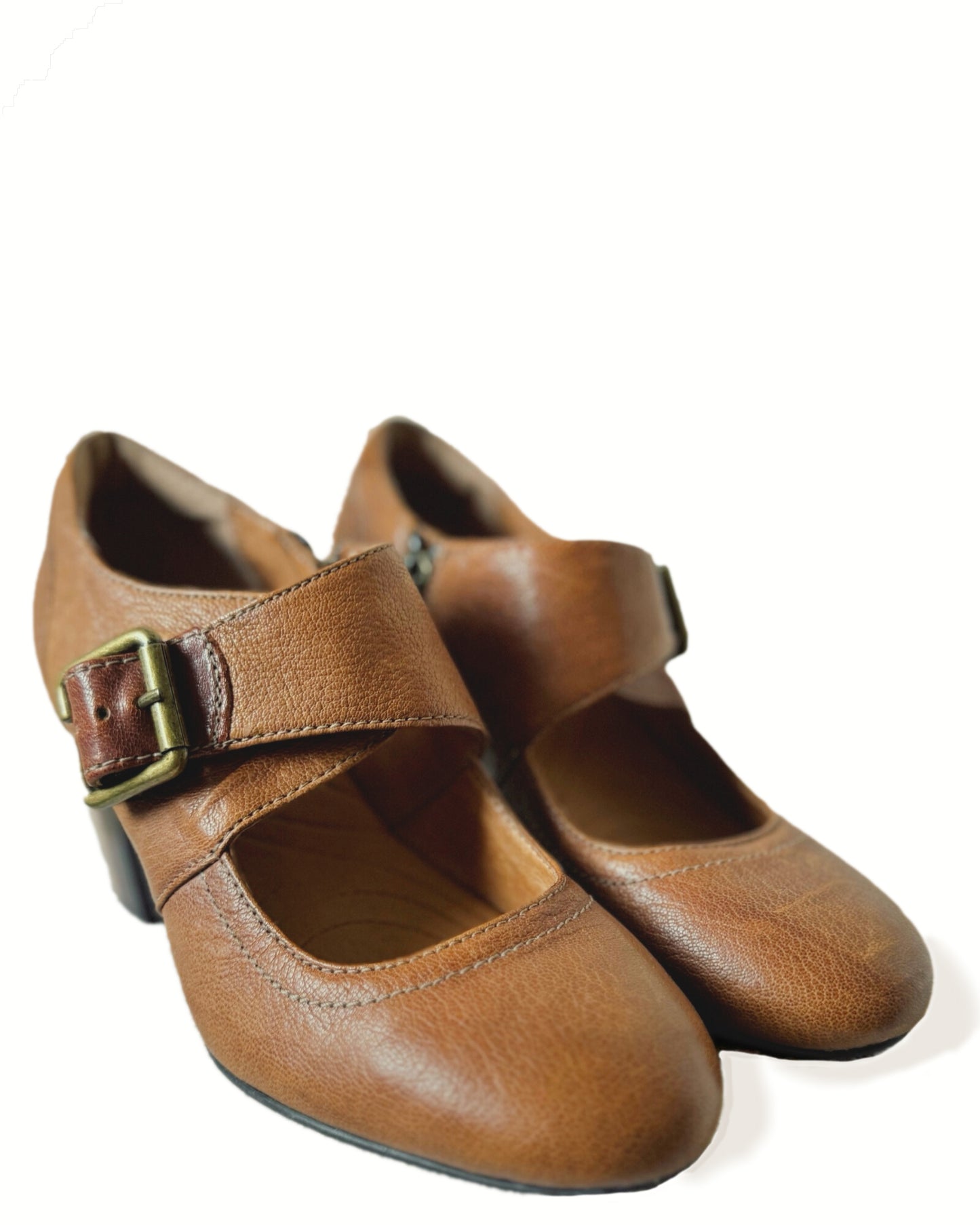Clarks Indigo Mary Jane Leather Pumps (5)