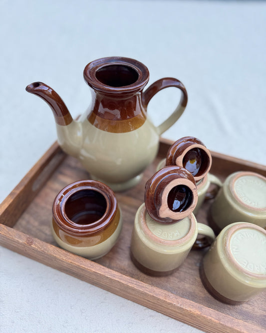 Vintage Ceramic Tea / Coffee Set (6 Piece)