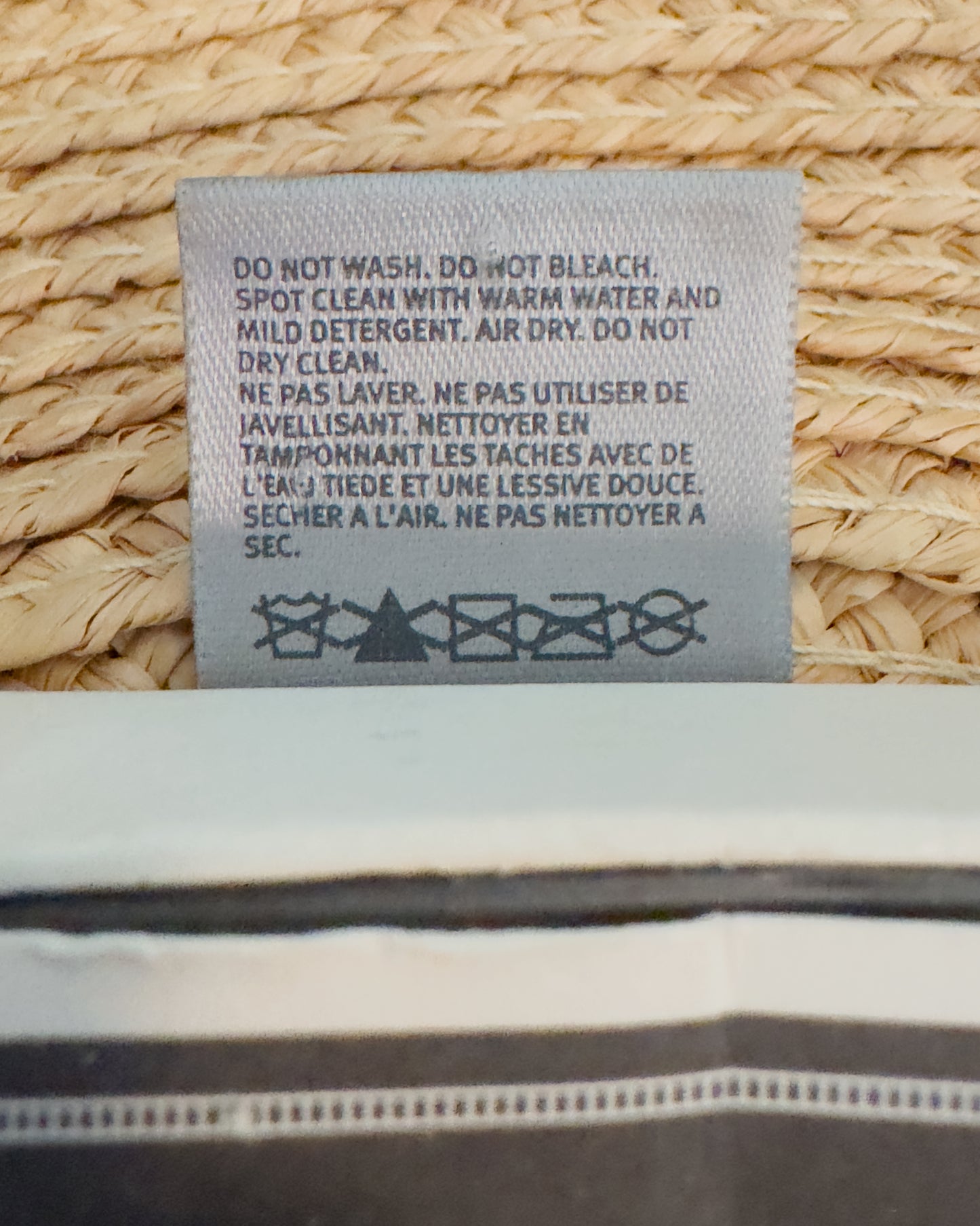 Natural Fiber Straw Hat (One-Size Fits All)