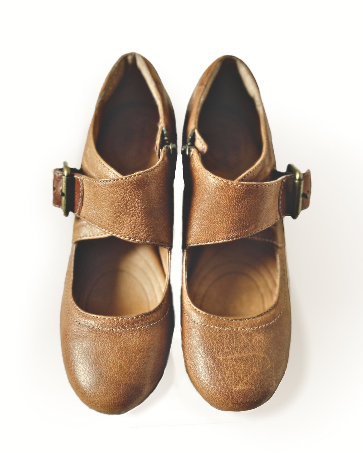 Clarks Indigo Mary Jane Leather Pumps (5)