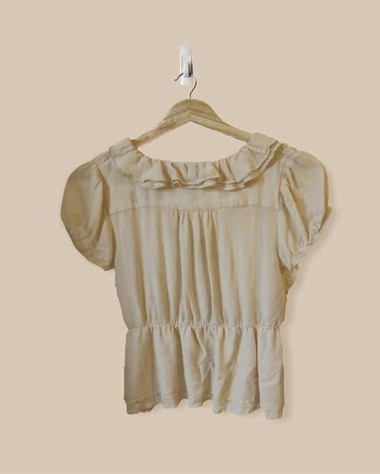 Ruched Button-Up Blouse (6)