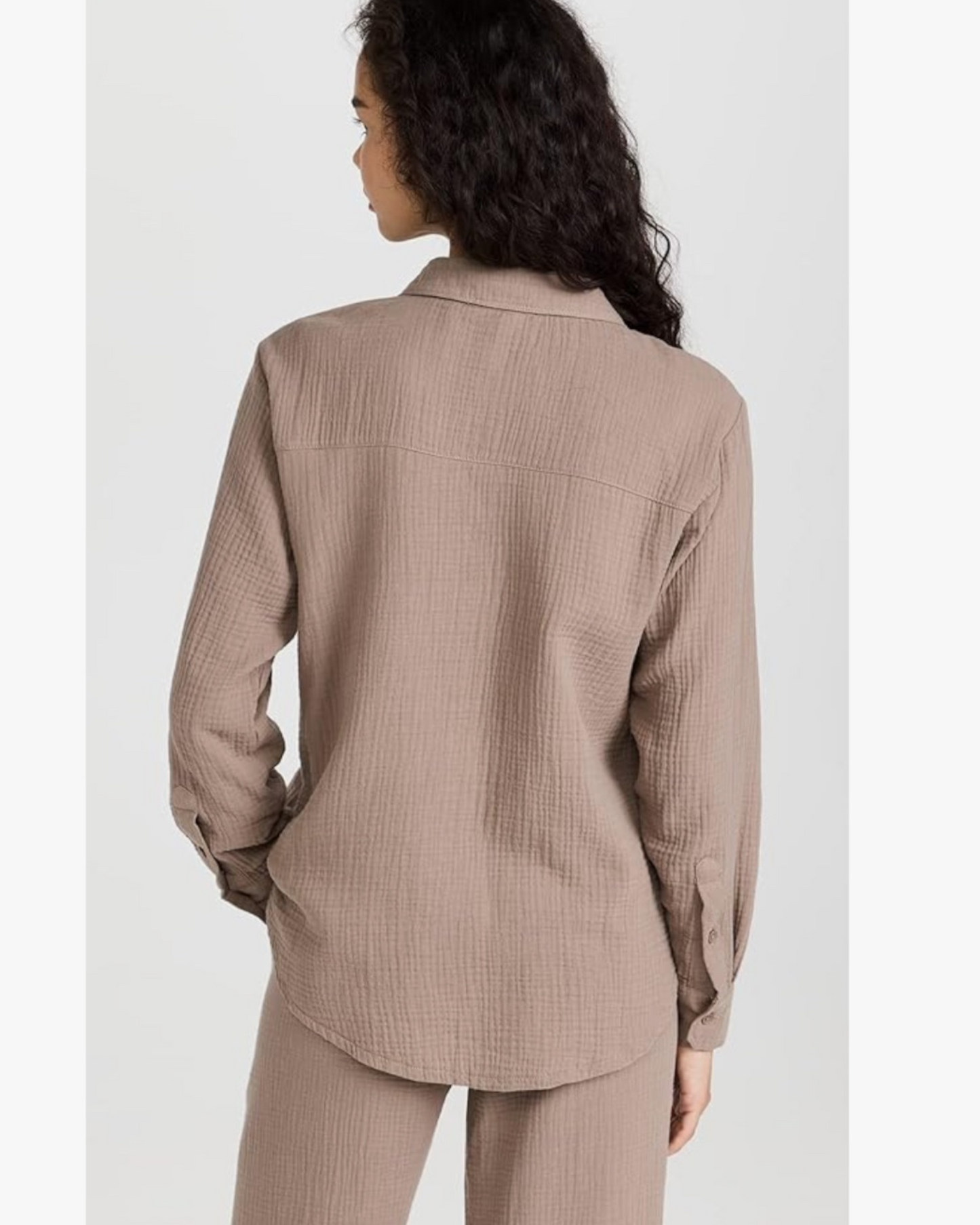 Gauze Button Top (M)