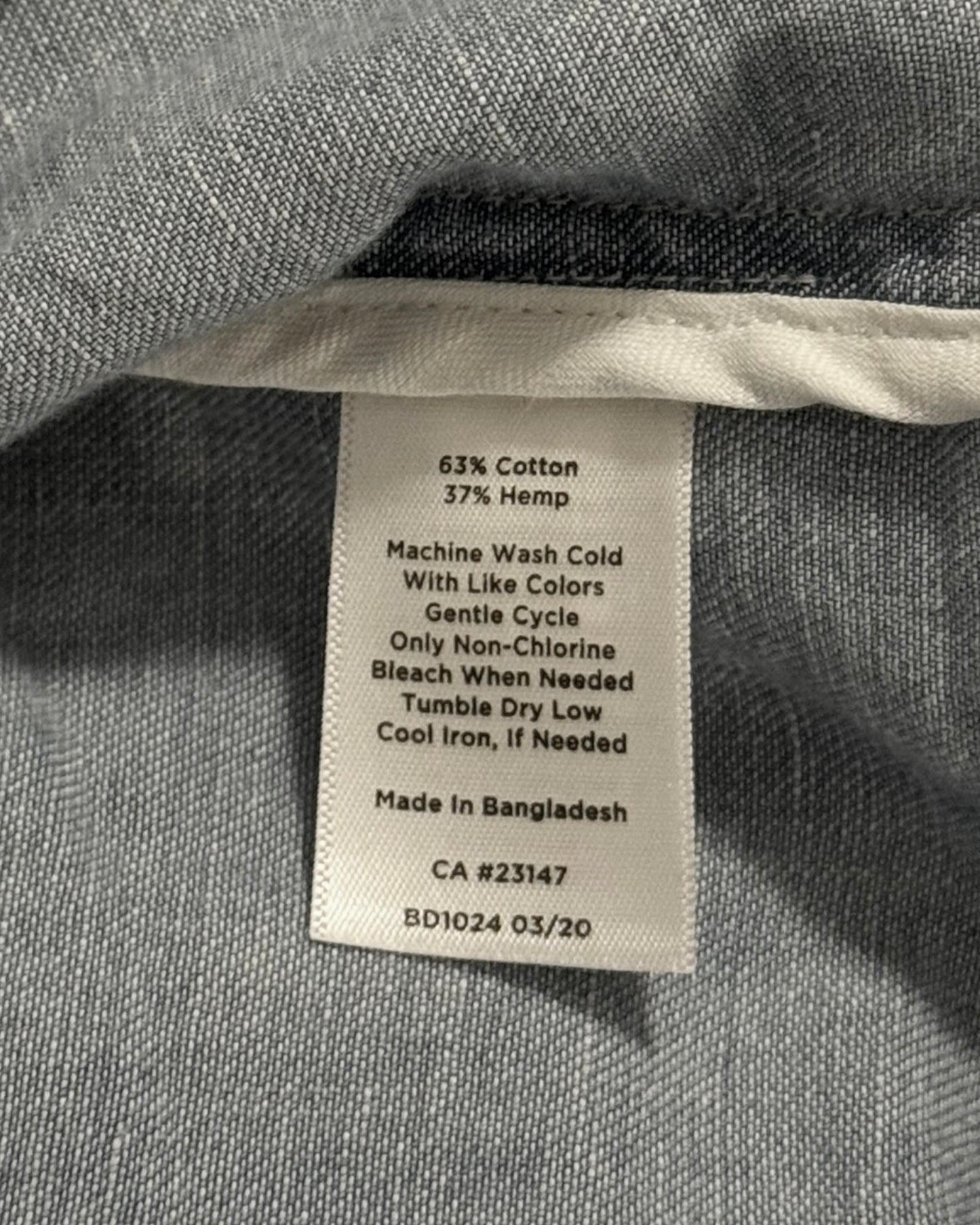 Hooded Cotton Hemp Lightweight Denim Jacket (M-1X)