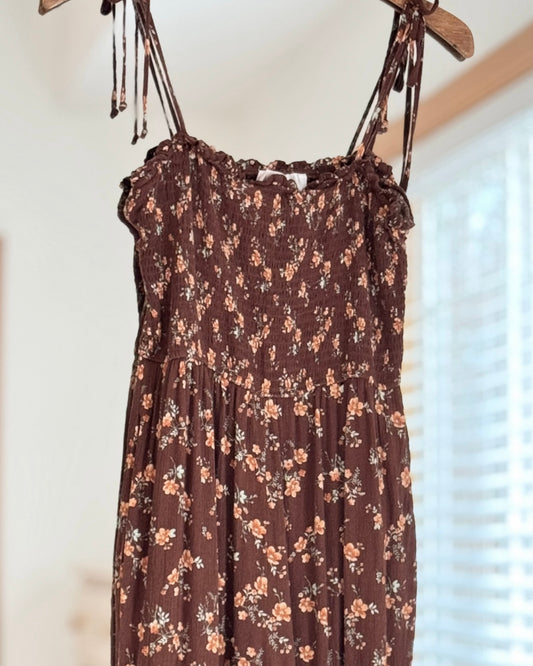 Bell Bottom Floral Jumpsuit (S)