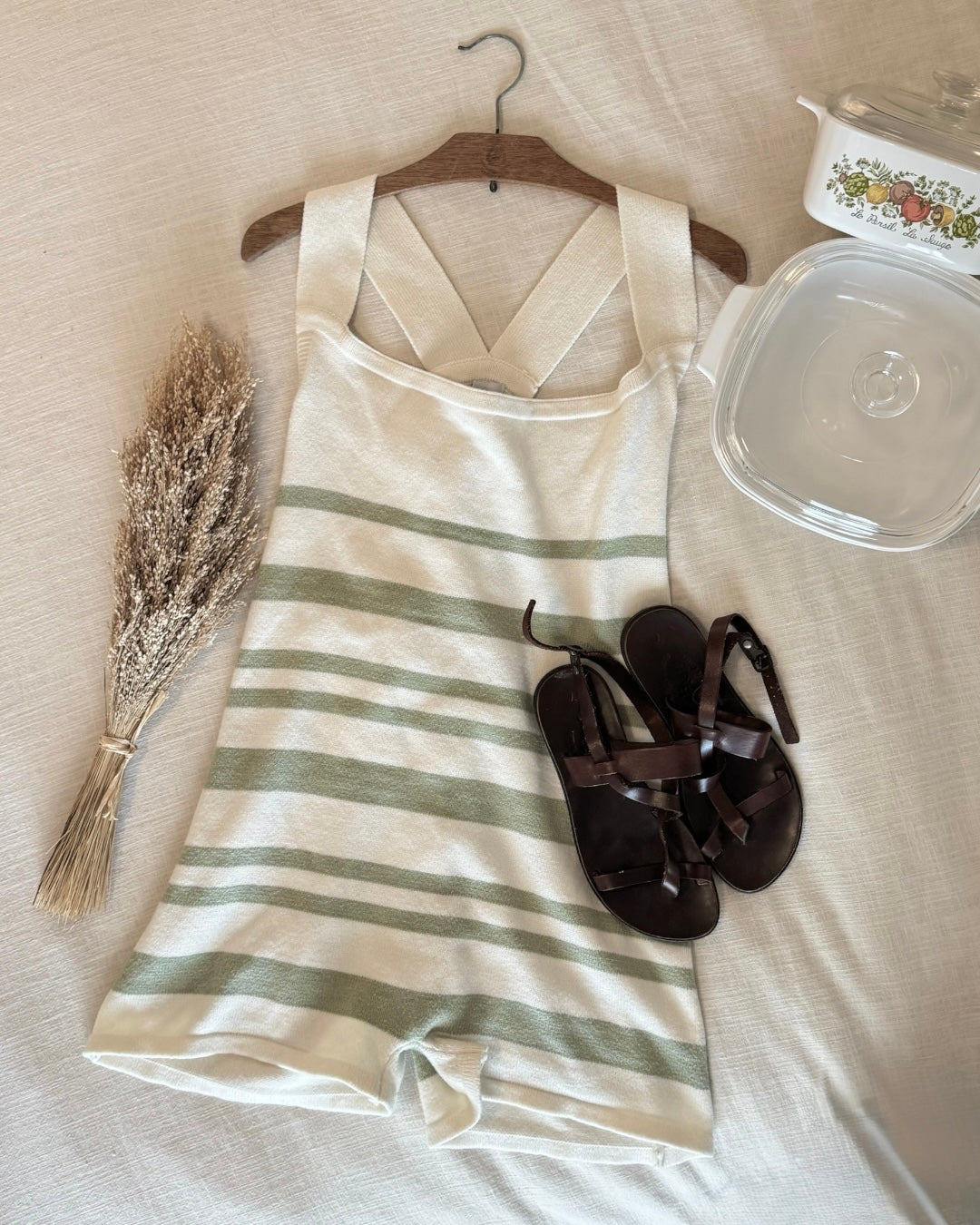 Striped Sweater Romper (S)
