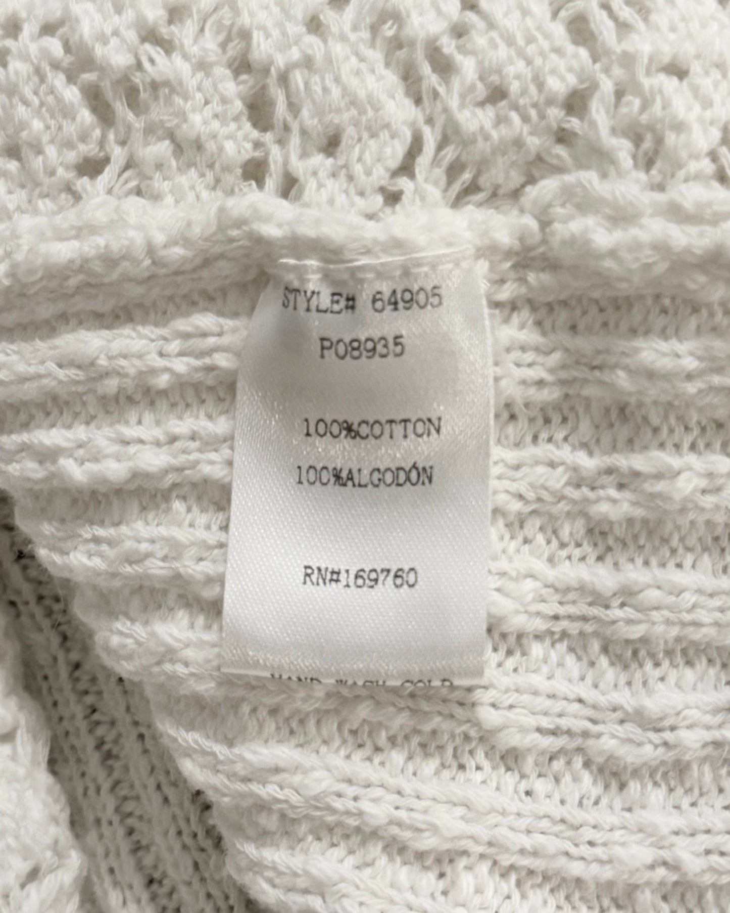 Crocheted Vest (S-L)