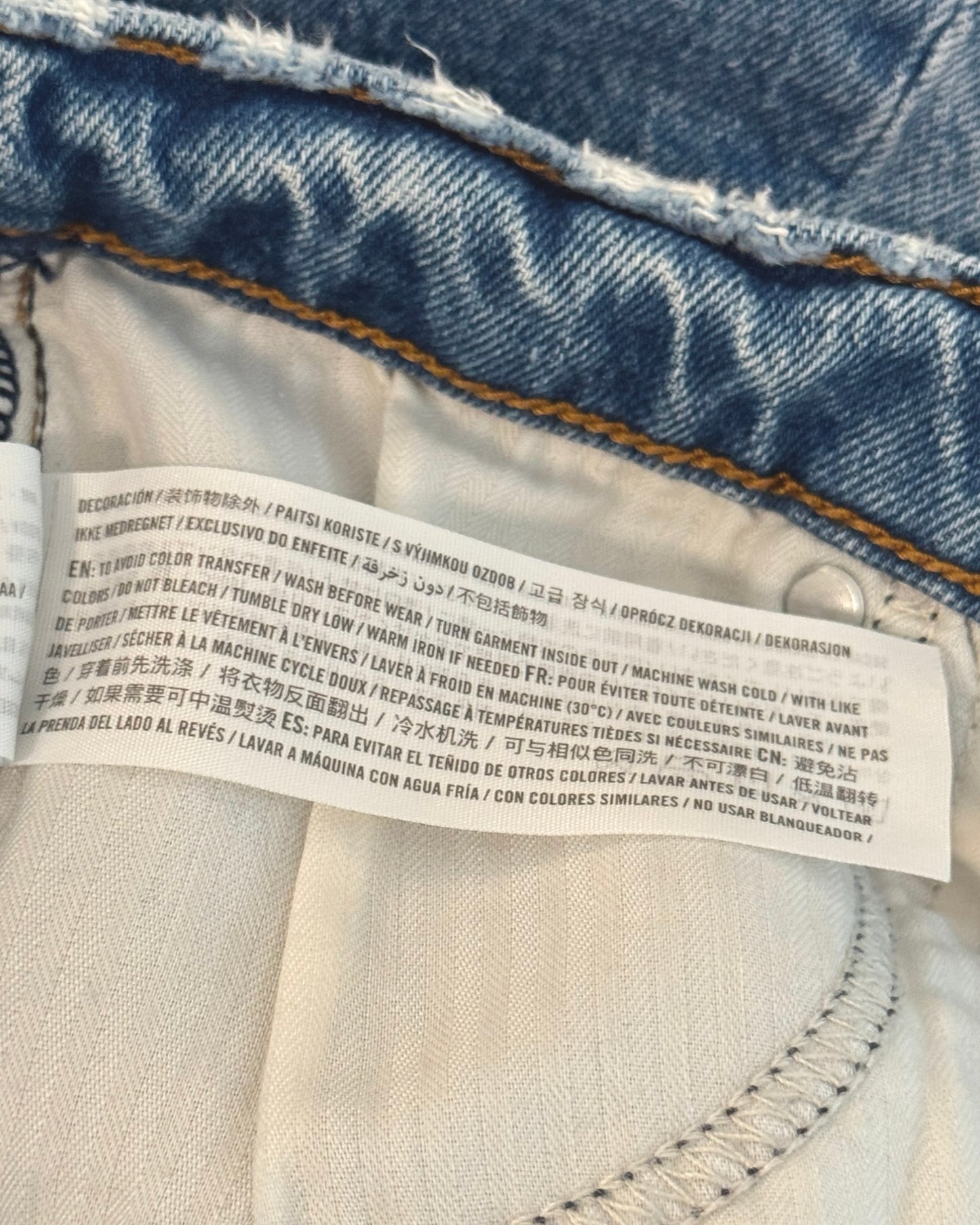Abercrombie & Fitch Dad High Rise Jean Shorts (24)