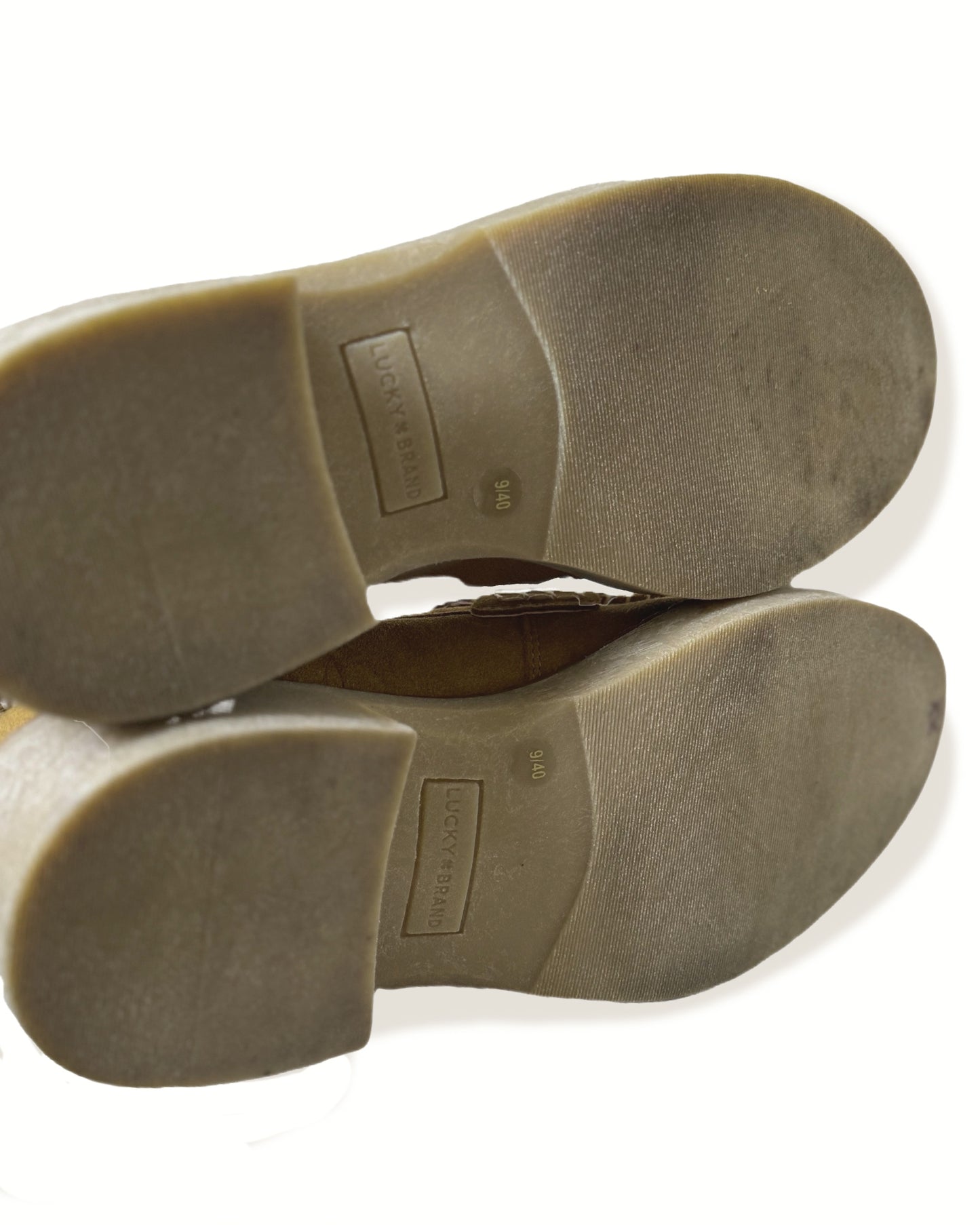 Lucky Brand Leather Larissah Suede Loafer Shoes (9)