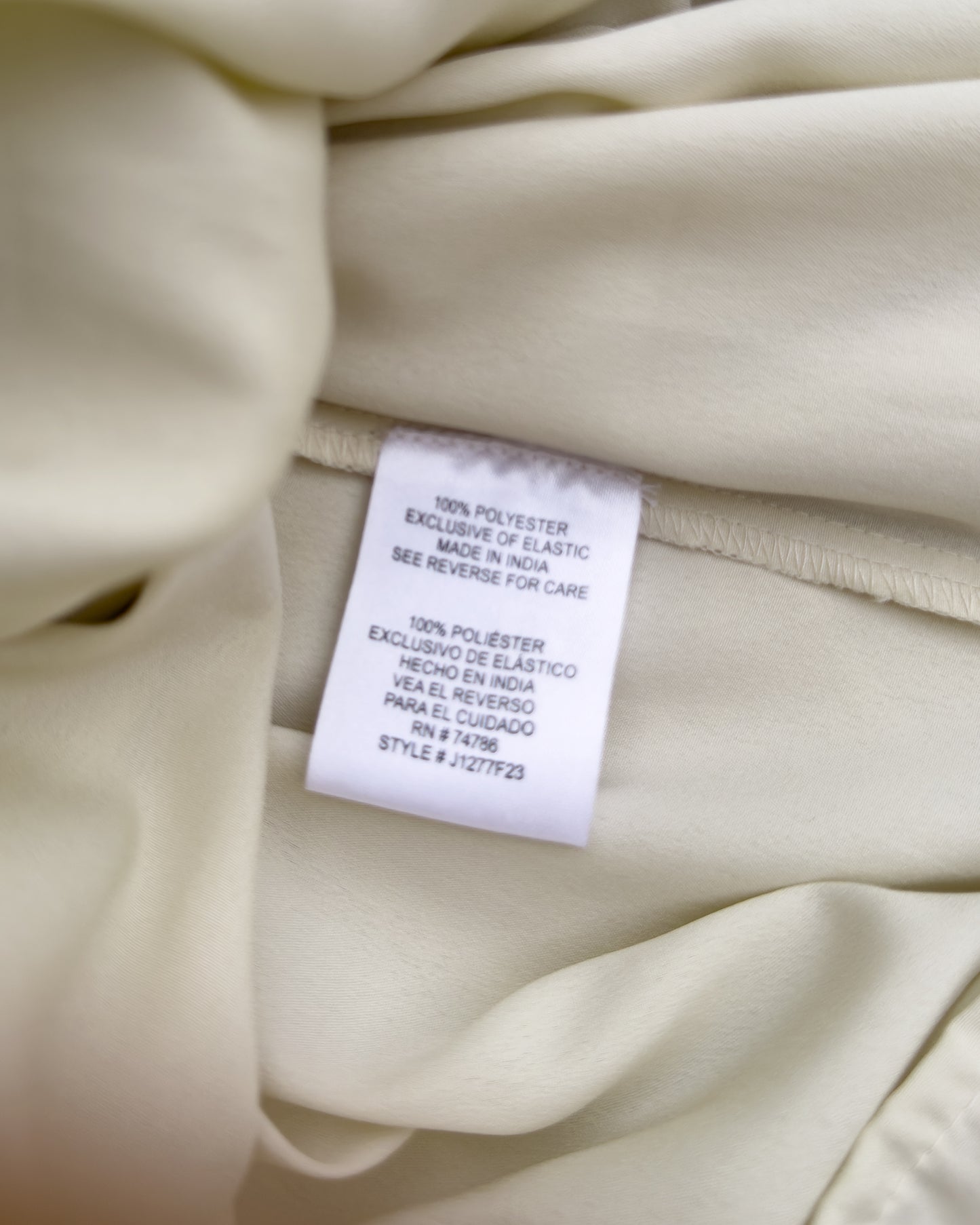 Swiss Dot Ivory Maxi Dress (M)