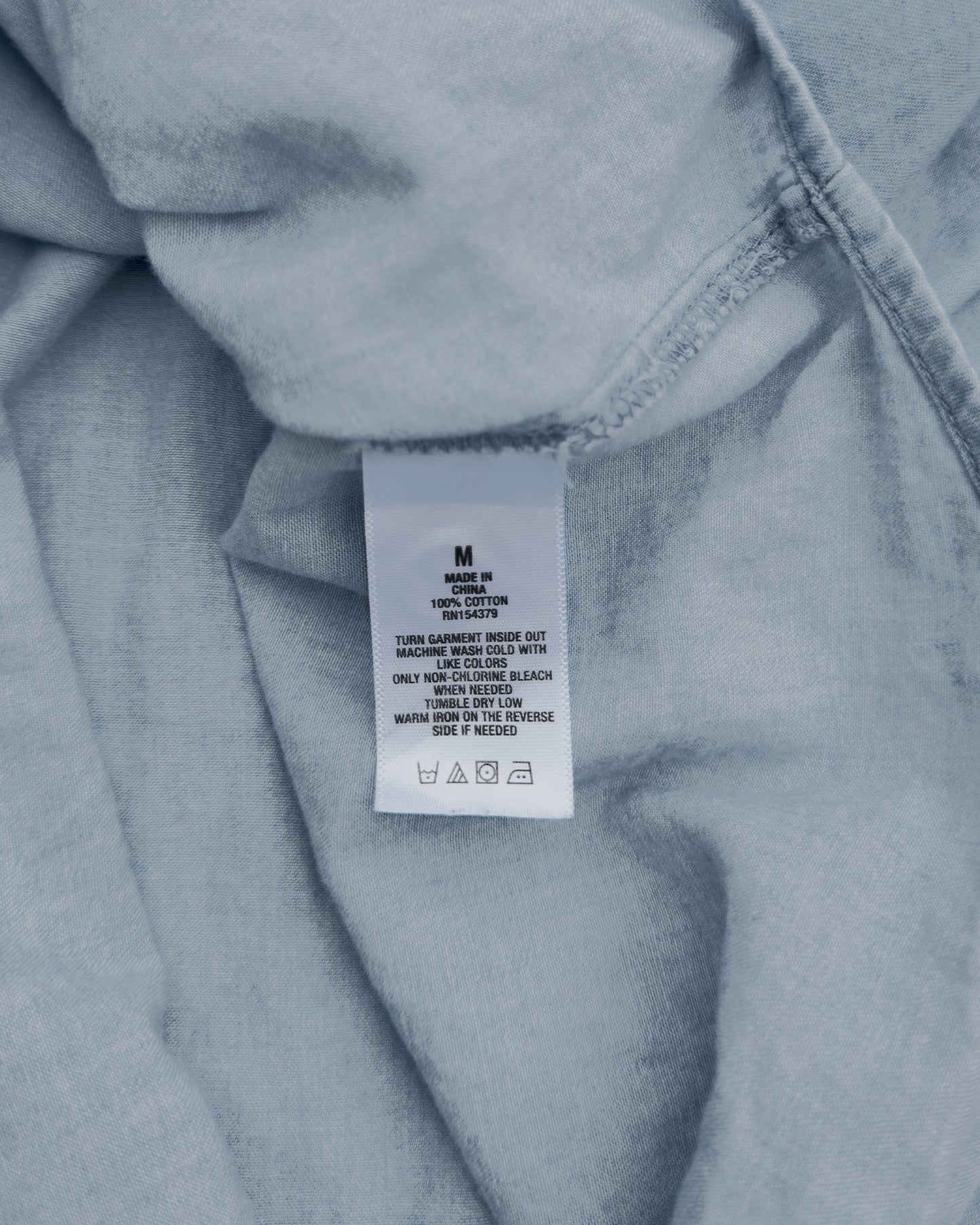 Aéropostale Denim Snap Crop Tie Shirt (M)
