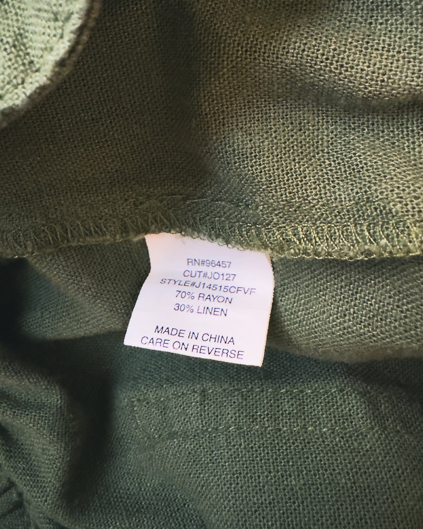 Linen Blend Joggers (L)