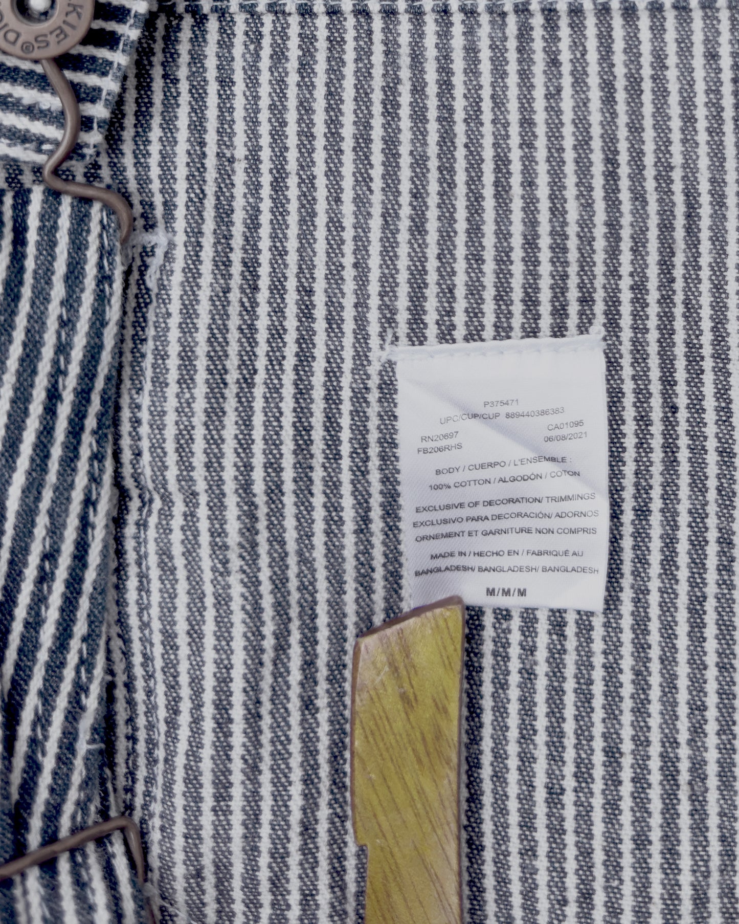 Dickies Relaxed Fit Bib Overalls (M)