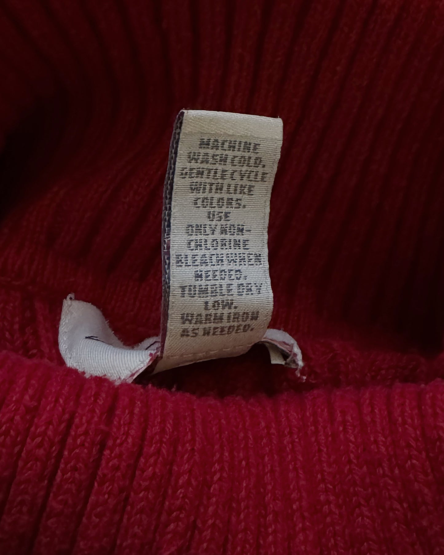 Turtleneck Cable Knit Sweater (XXL)