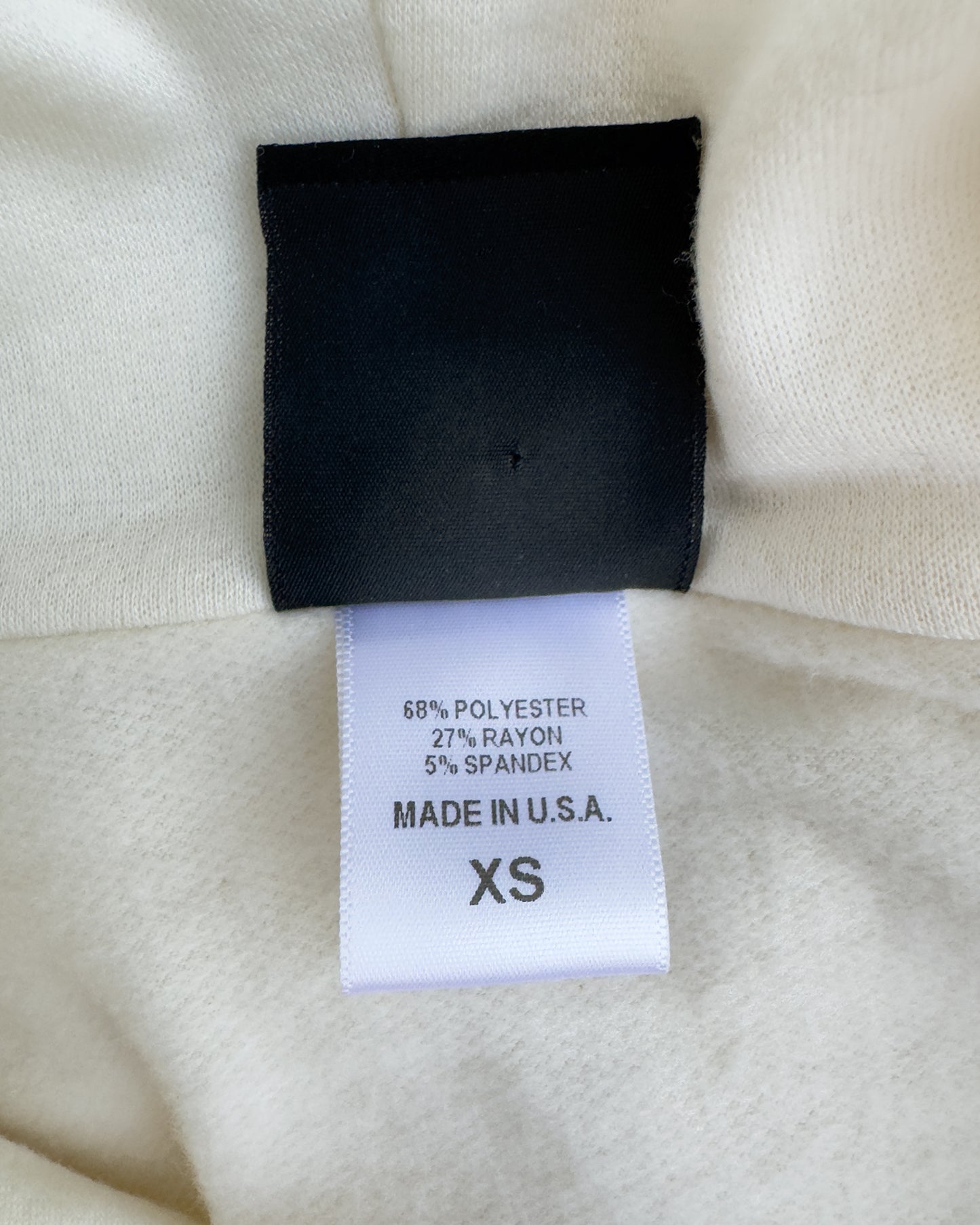 One-Button Fuzzy Wrap Cardigan (XS)