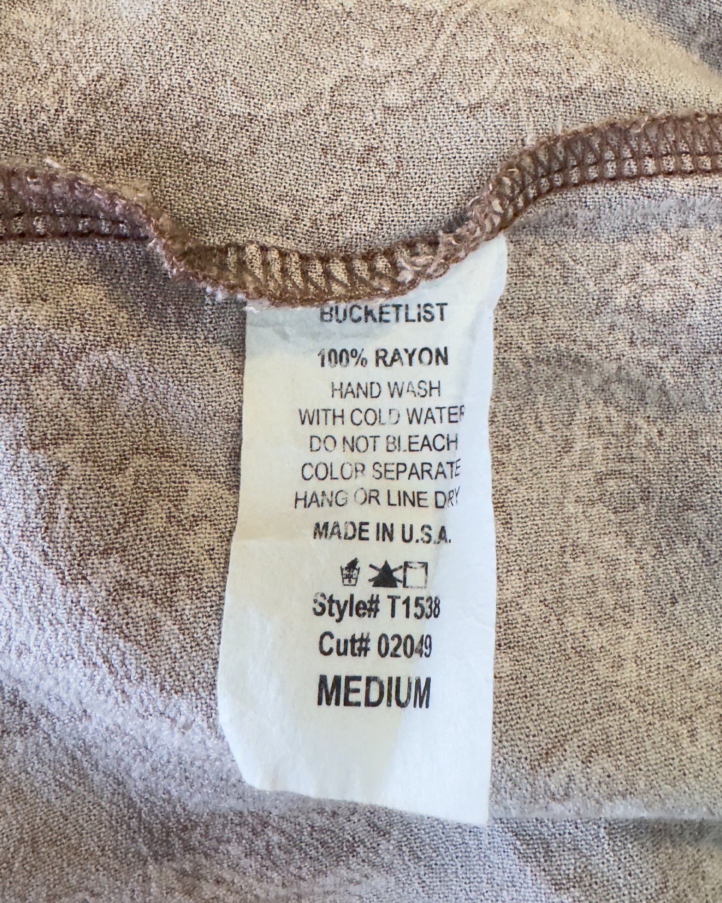 V-neck Shirred Top (M)