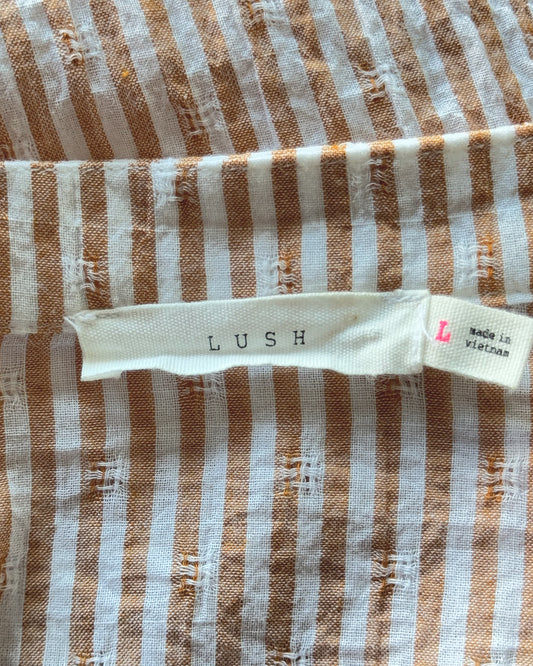 Striped Cotton Blouse (L)